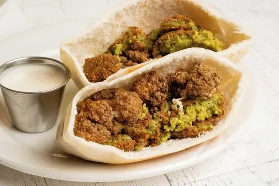 Falafel and Cauliflower Sandwich