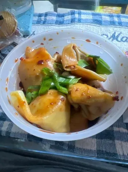 12e. Szechuan Dumplings (8)