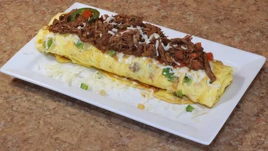 Barbacoa Beef Omelette