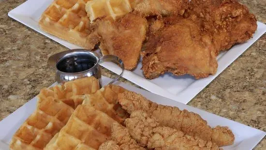 Hot Honey Chicken & Waffles