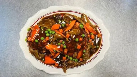 Beef Egg Foo Young 牛肉蓉蛋