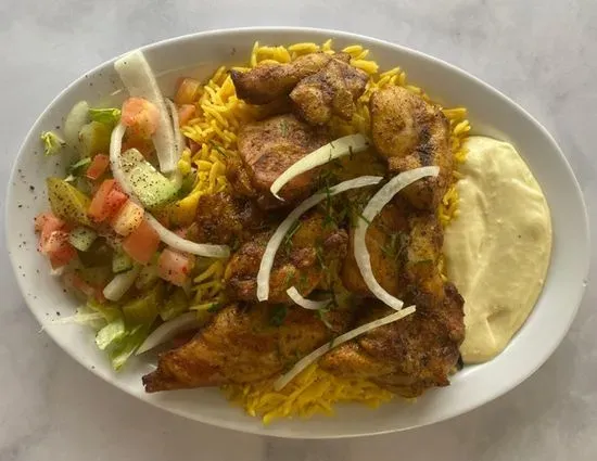 Mediterranean Chicken Kabab Entrée