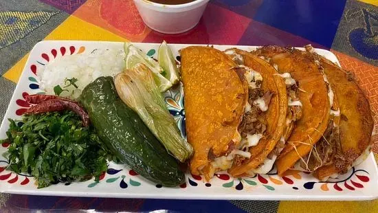 QuesaBirria Taco Plate(4)