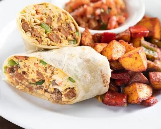 Chicken Chorizo and Egg Wrap*