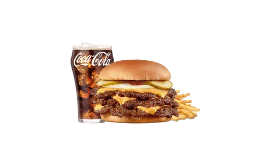 Triple Steakburger (3x cheese) Combo