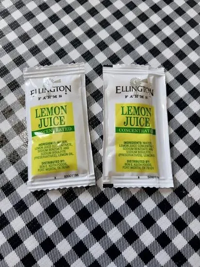 Lemon Juice Packet