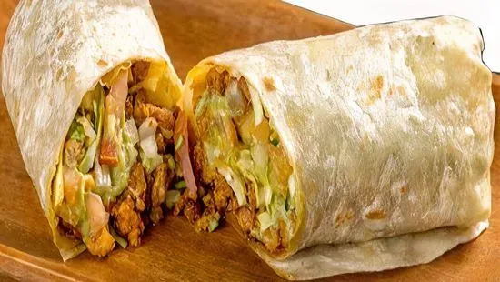 Adobada (Marinated Pork) Burrito