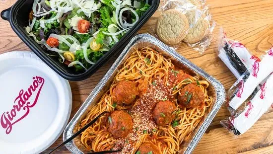 Family Meal Deal Spaghetti & Meatballs with Marinara + Pepsi Package