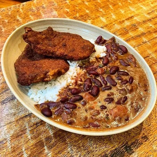 Pork Chops & Red Beans (L)