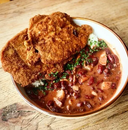 Pork Chops & Red Beans (D )