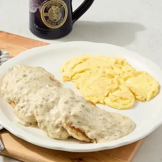 Biscuits and Sausage Gravy w/ Eggs