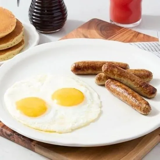 Turkey Sausage Links & Eggs