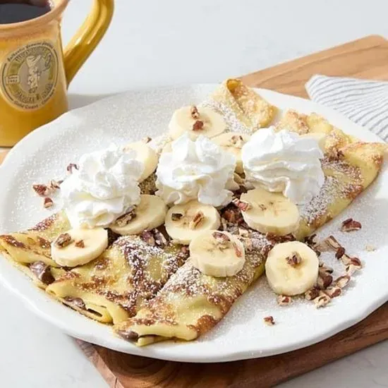 Nutty Banana Crepes