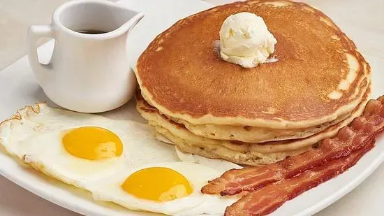 Buttermilk Pancakes & Eggs 