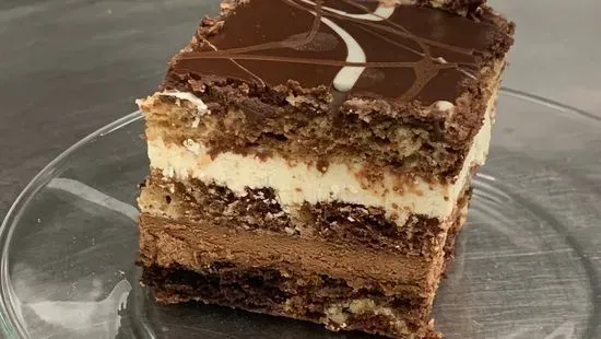 Chocolate Tuxedo Truffle Cake