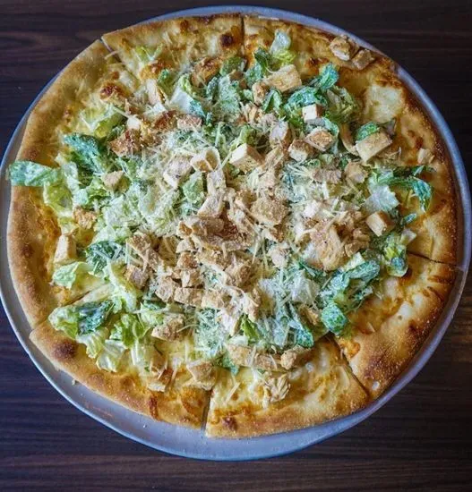 Small Chicken Caesar Salad Pizza