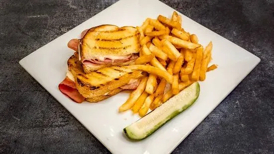 Ham & Cheese Melt with Fries