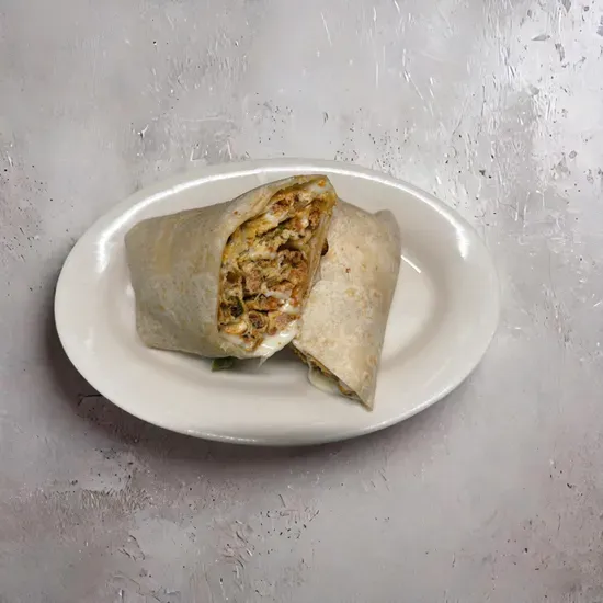 Chourico Pepper Delight burrito