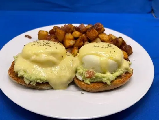 Guacamole Egg Benedict