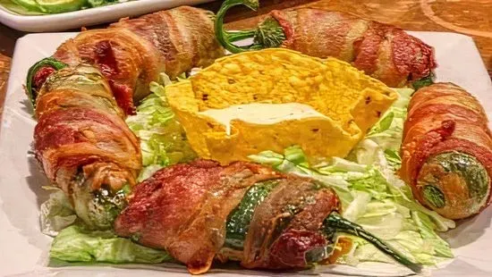 Jalapeños Rellenos De Tocino