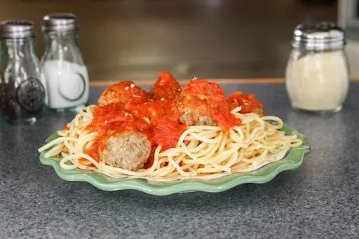 Pasta With Meatballs Parmesan