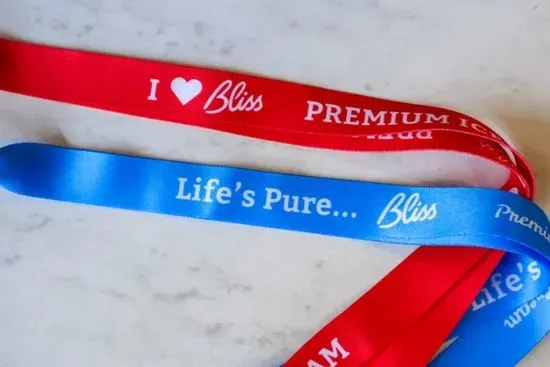 Red Lanyard "I <3 BLISS"