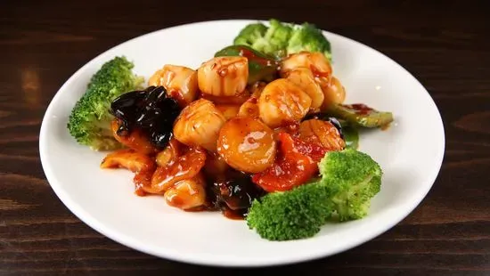 Scallops With Yu Xiang Sauce魚香干貝