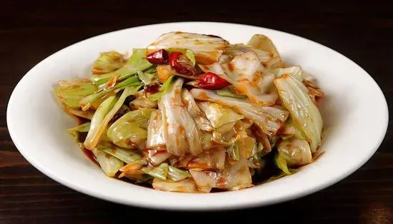 Chinese Cabbage With Chili Sauce.t糖醋熗蓮白