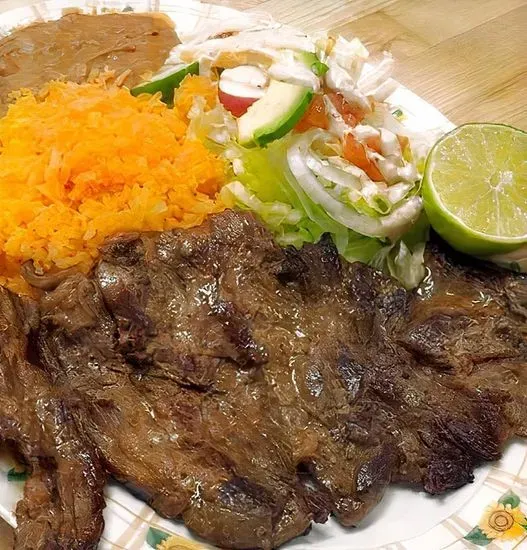 grilled steak/ carne azada 