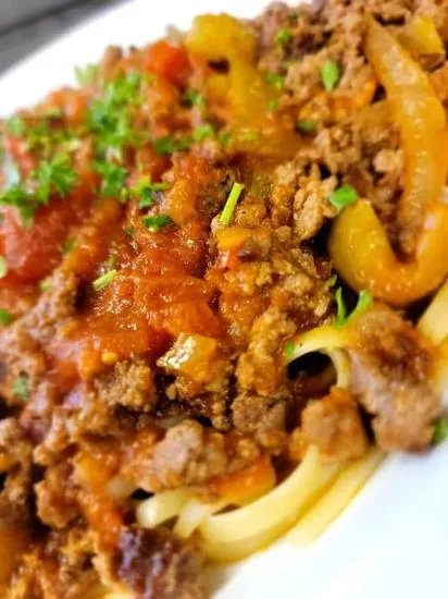 Pasta and Meat Sauce