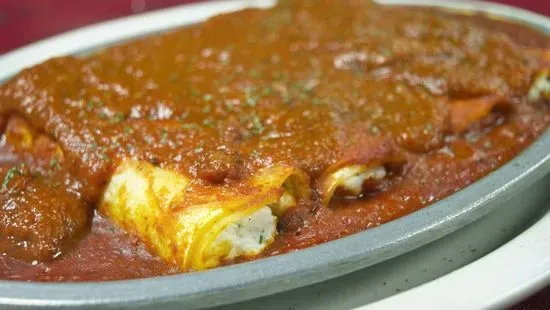 Manicotti w/Tomato Sauce