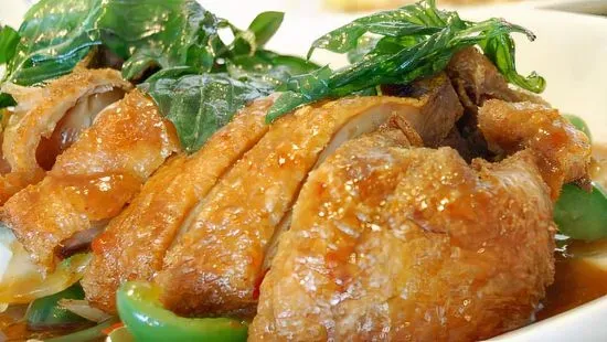 Crispy Duck Hot Basil