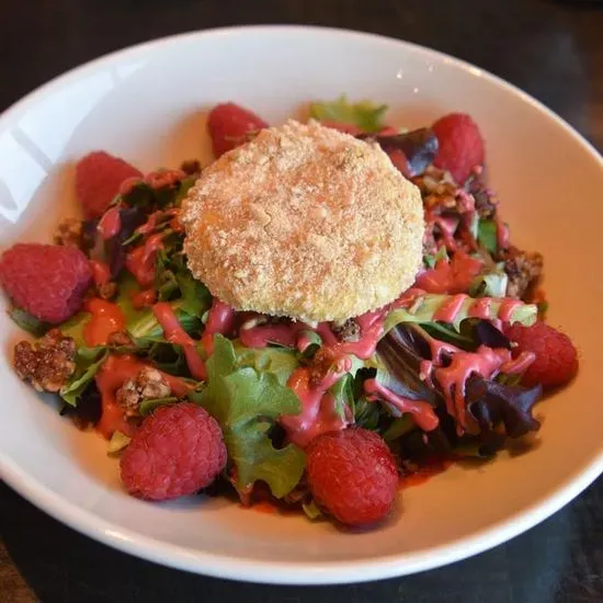 ALMOND CRUSTED GOAT CHEESE SALAD