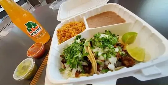 Combo 2 Tacos Rice & Beans