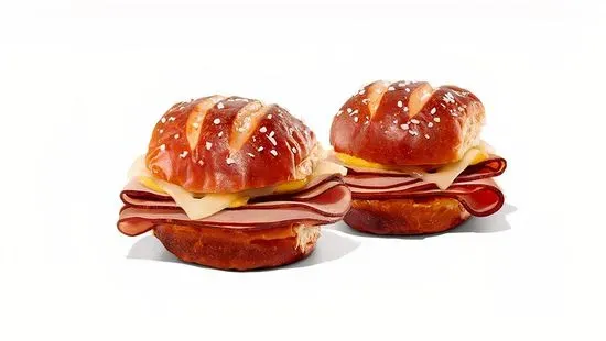 Ham & Swiss Pretzel Slider