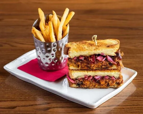 Gluten Free Pulled Pork Grilled Cheese