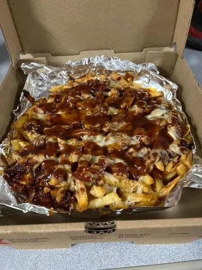 BBQ Chicken Bacon Cheese Fries