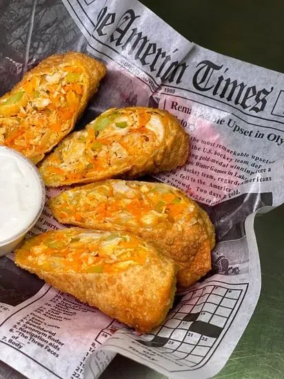 Buffalo Chicken Egg Rolls