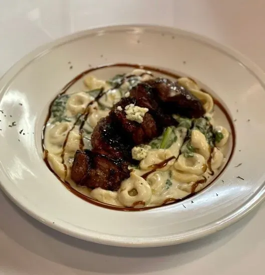 Steak Tips Gorgonzola Tortellini