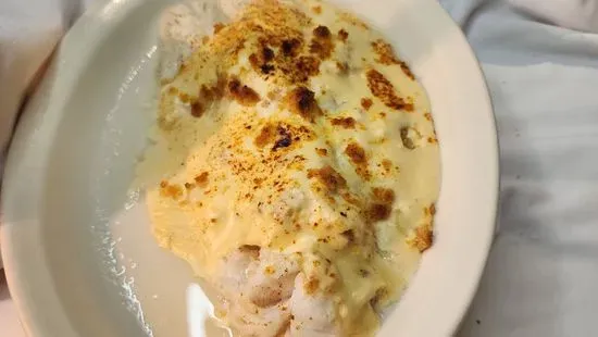 Nantucket Style Scrod with Newburg Sauce