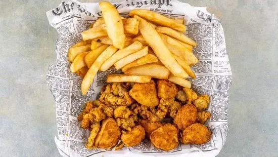 Fried Clam and Scallop Plate