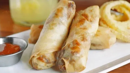 Philly Cheesesteak Spring Rolls