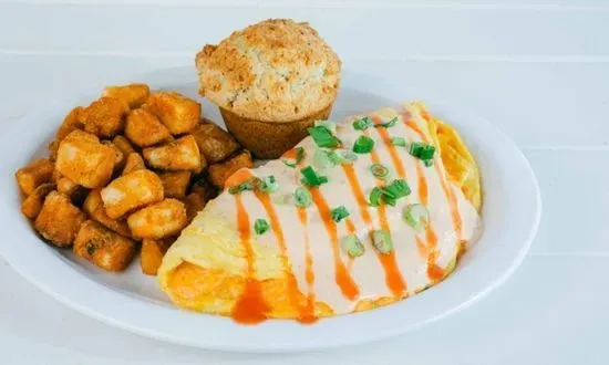 Buffalo Chicken Omelet