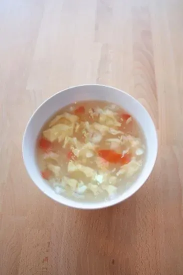 Egg Drop Tomato Soup