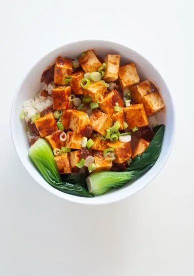 Spicy Tofu Rice Bowl