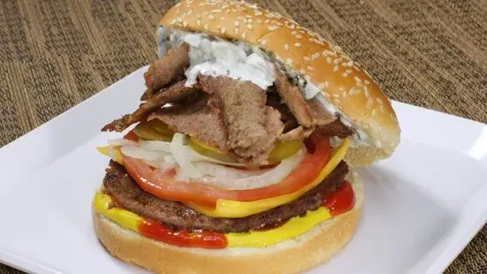 Gyro Cheeseburger