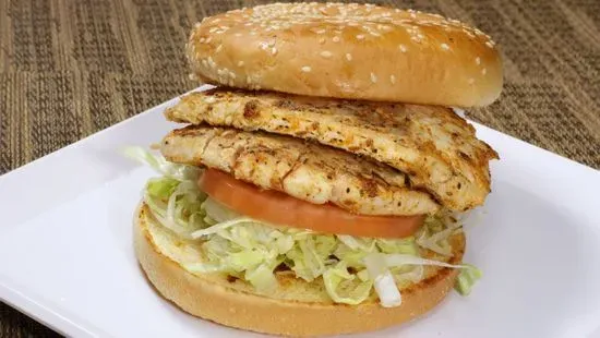 Grilled Chicken on Bun or Pita