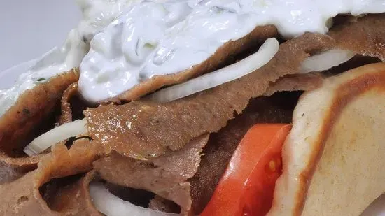 Gyros on Pita (Combo)