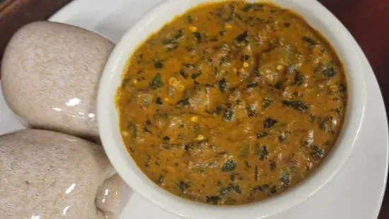 Okra & Ogbono Soup with Goat Meat Only