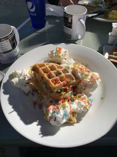 Fruity Pebbles Waffle